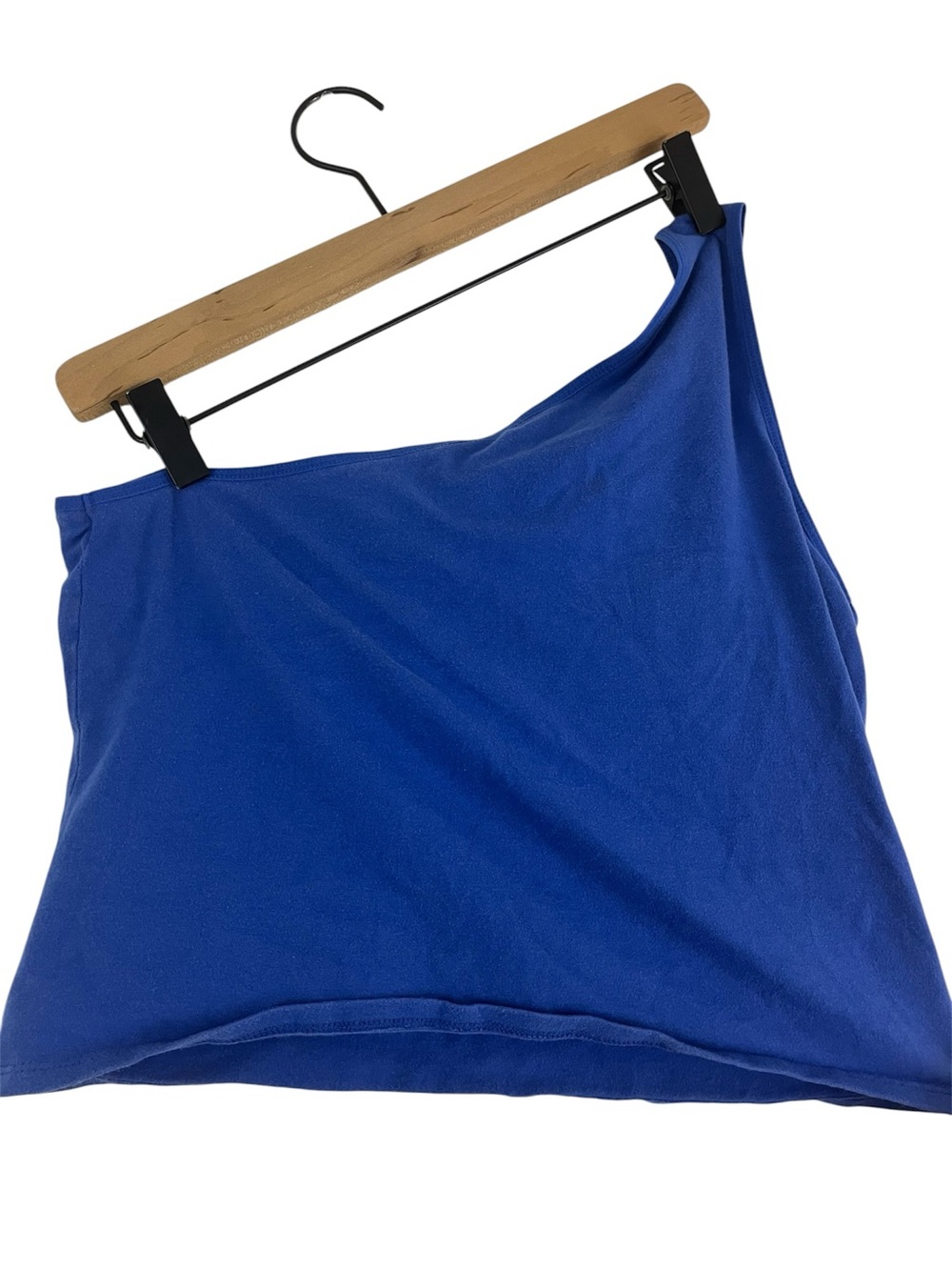 Vintage Victoria's Secret Y2K One-Shoulder Royal Blue Tank Top